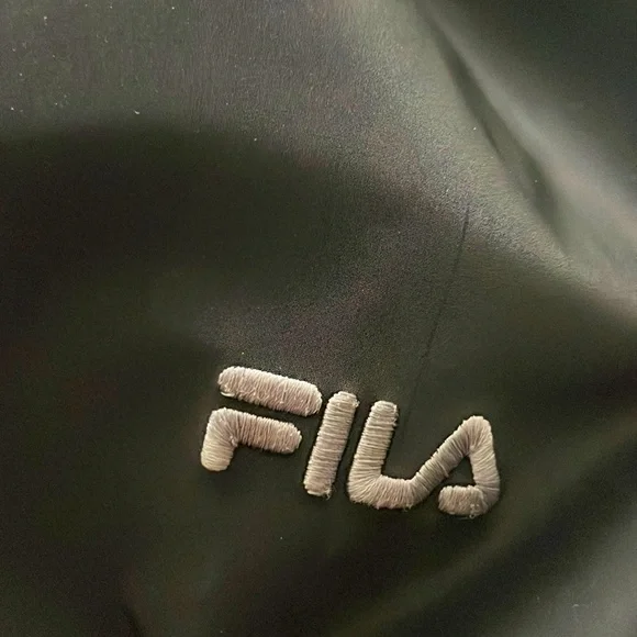 Vintage 100% PVC Fila Zip Up Jacket - Picture 2 of 6
